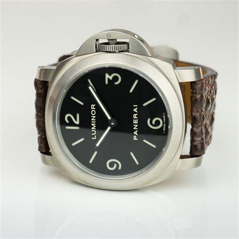 panerai 176 titanium|Panerai luminor base price.